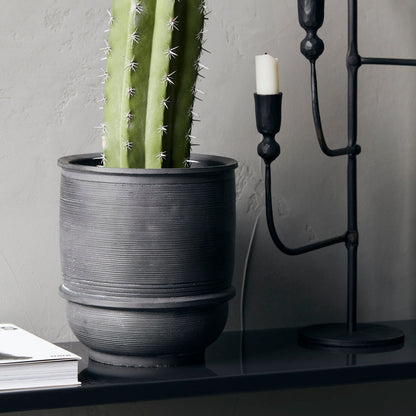 House Doctor - örtkruka, mark, betong - H: 16 cm, dia: 14 cm