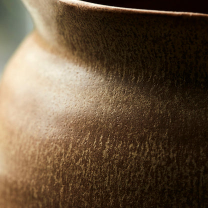 House Doctor - Vase, Juno, Camel - h: 15 cm, dia: 15 cm - House Doctor - DesignGaragen.dk