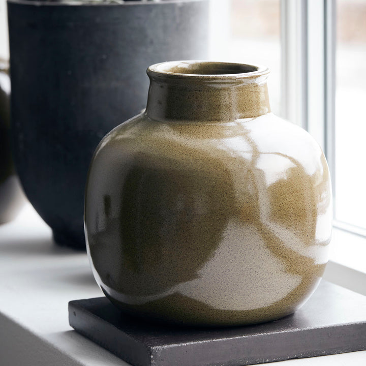 House Doctor-Vase, AJU, CRURNY-H: 17 cm, DIA: 17,5 cm