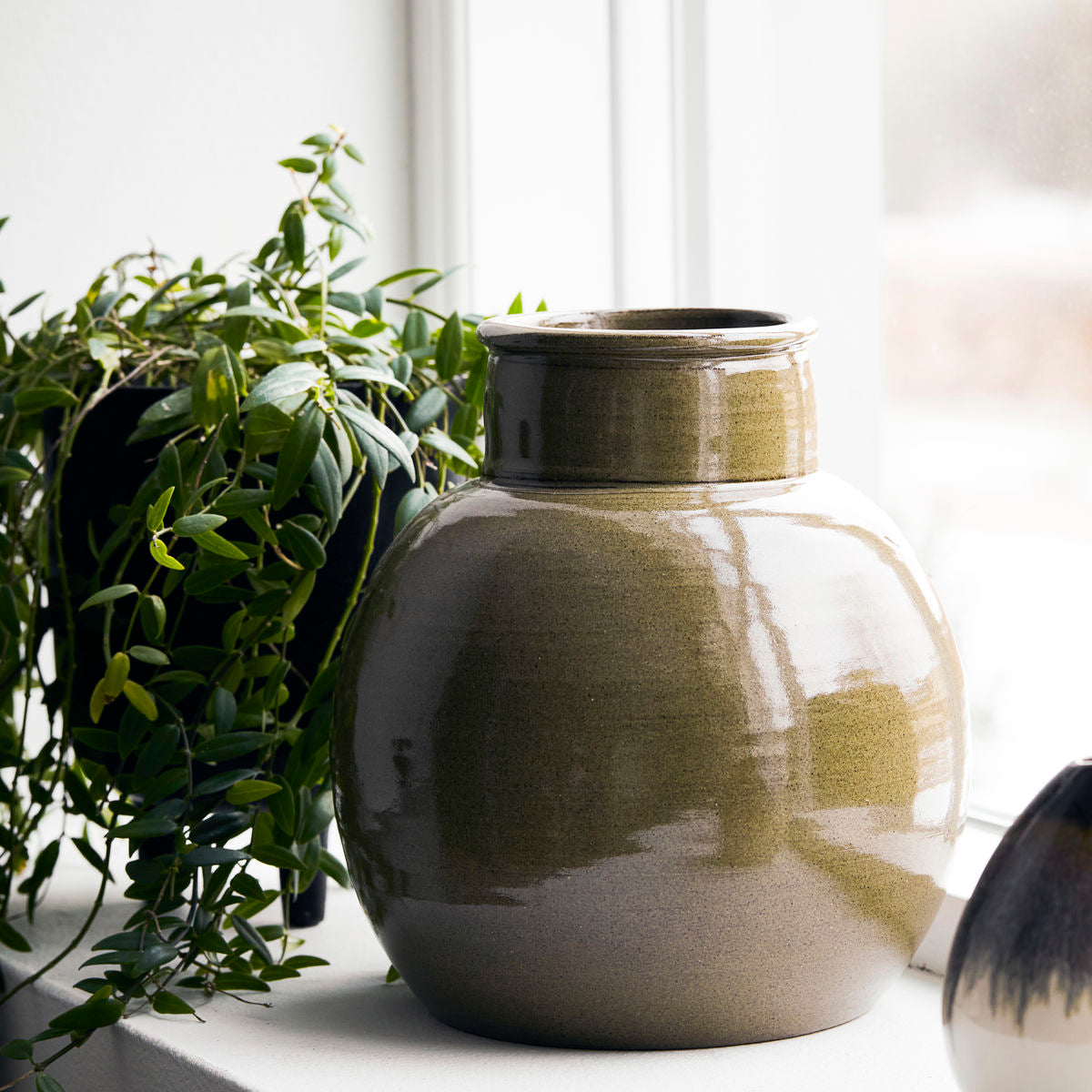 House Doctor-Vase, Aju, Crurrermn-H: 21 cm, Dia: 21 cm