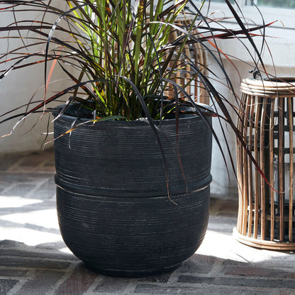 House Doctor - örtkruka, mark, betong - H: 28 cm, dia: 28 cm