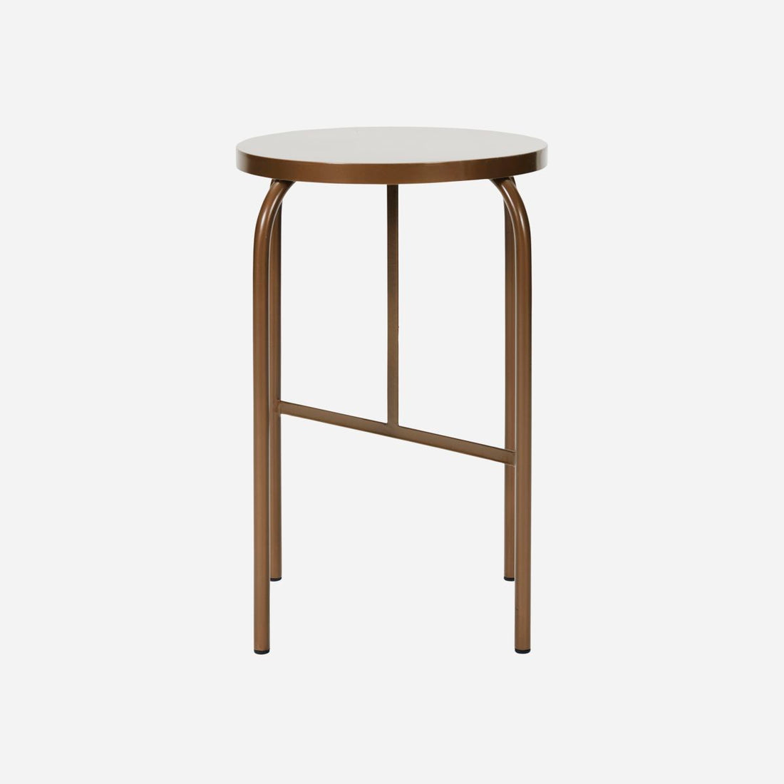 House Doctor-Stool, Shaker, Golden Brown-H: 50,5 cm, DIA: 32 cm