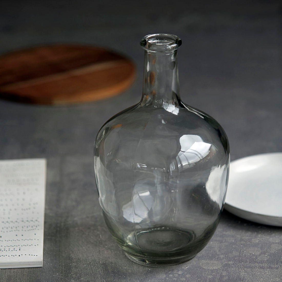 House Doctor - Vase / Bottle, Glass, Ready - H: 29 CM, DIA: 18 CM