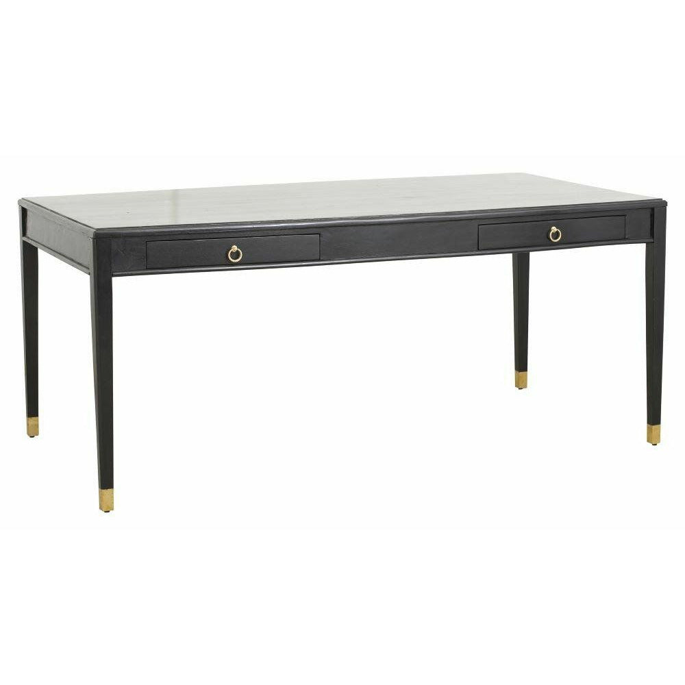 EMS Desk i Mango Tree - 179x90 - Svart/guldfinish