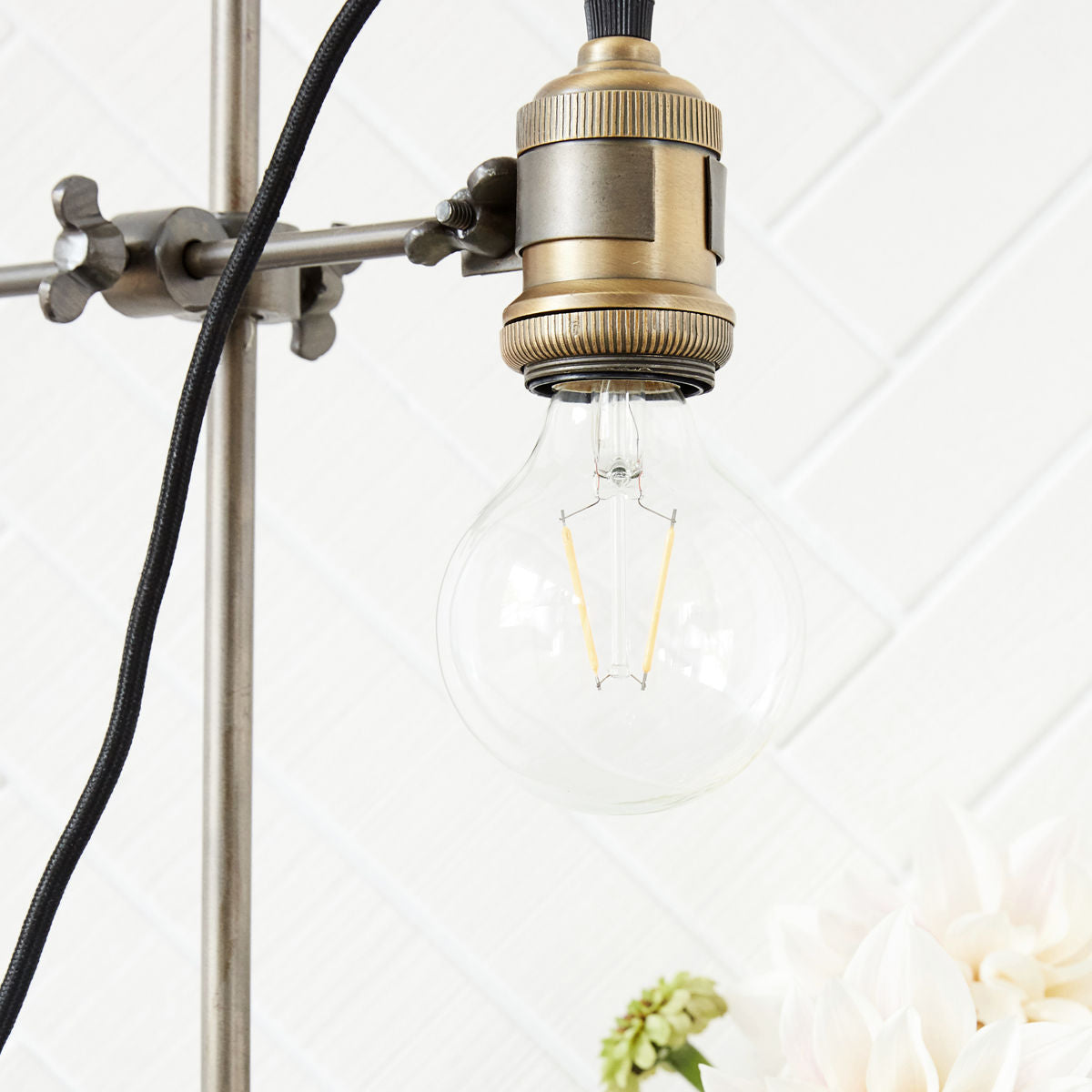 House Doctor - LED Pear, Clear Decoration - L: 10 cm, Dia: 8 cm