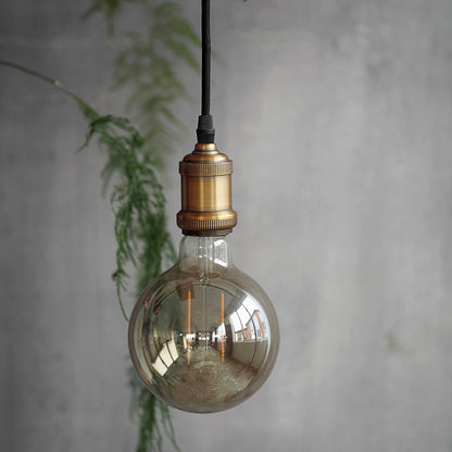 House Doctor - LED-lampa, Grå dekoration - l: 17,5 cm, dia: 12,5 cm