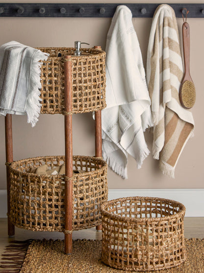 Bloomingville Elaia handduk, brun, bomull