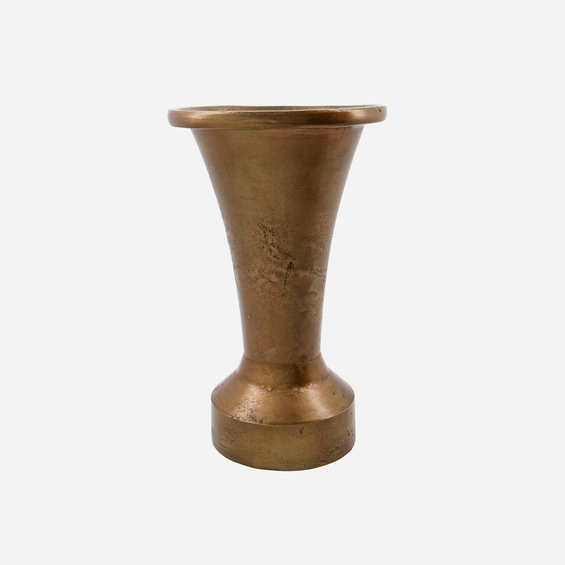 House Doctor-Vase, blomsterhandlare, antik mässing-H: 33 cm, DIA: 20 cm