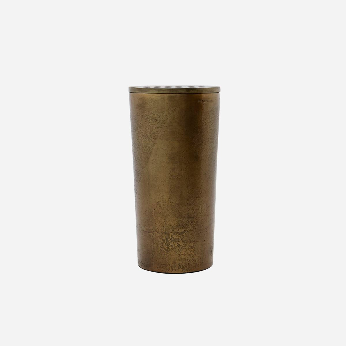 House Doctor Vase, Flow, Antique Messing-H: 18 cm, Dia: 9 cm