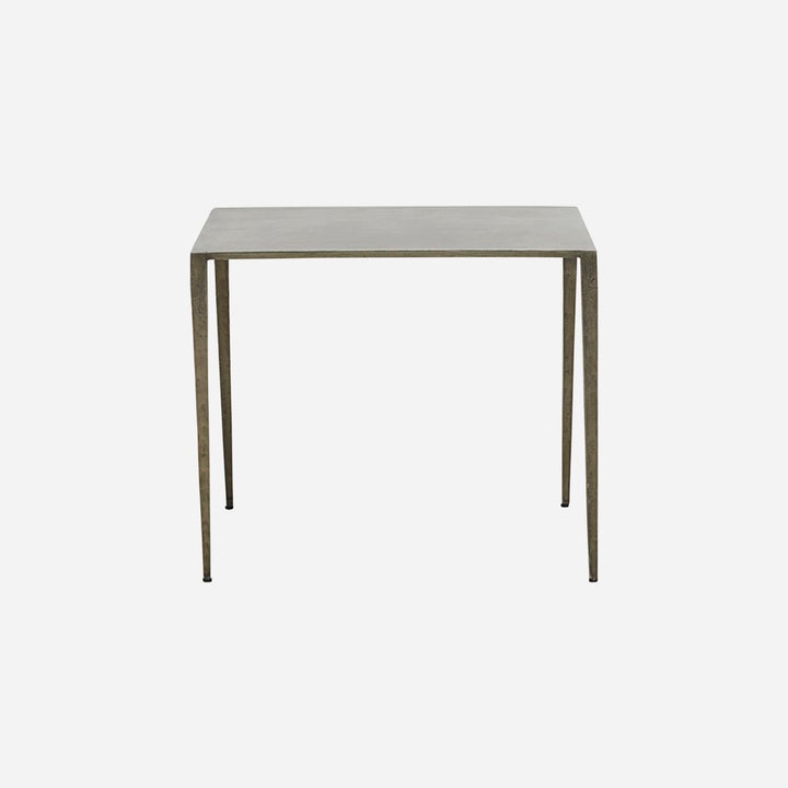 House Doctor-Side Table, Ranchi, Antique Gray-L: 60 cm, W: 60 cm, H: 50 cm