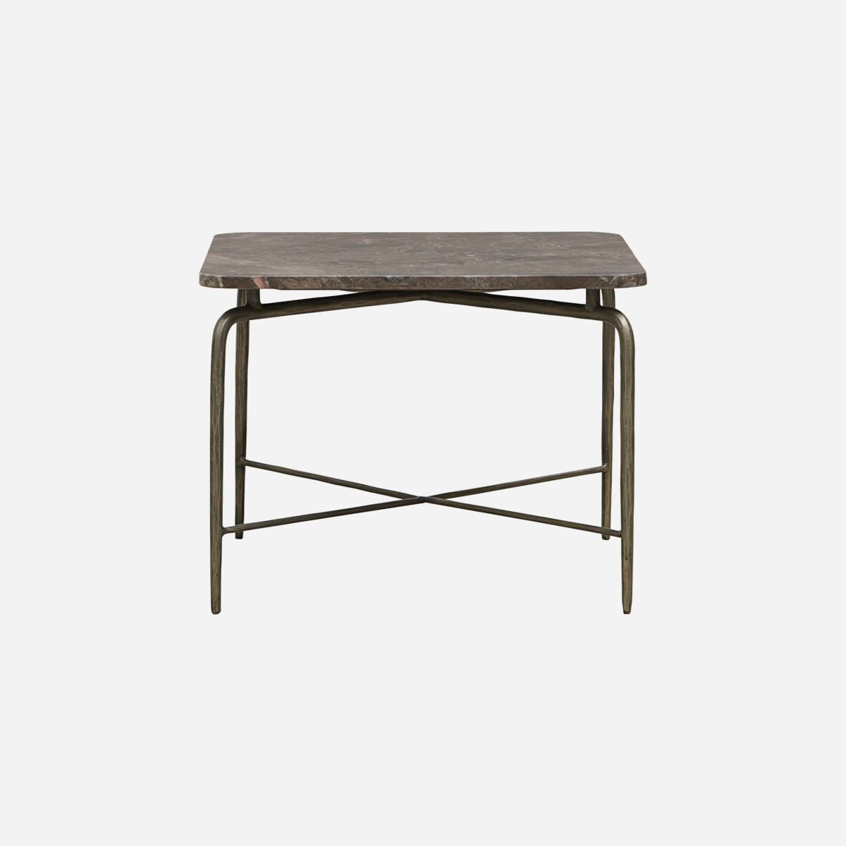 House Doctor-soffbord, fyrkantigt, brun-l: 60 cm, b: 60 cm, h: 45 cm