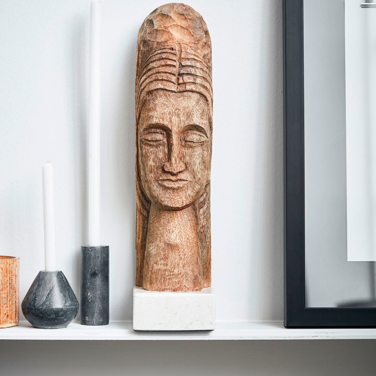 House Doctor - Konstverk, Mindful, Natural - b: 9 cm, h: 36 cm