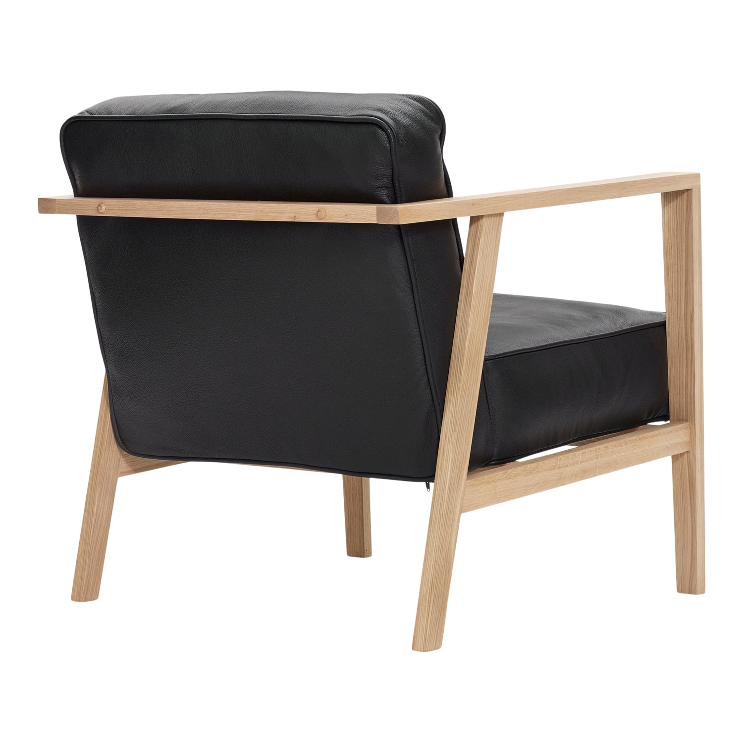 Andersen Möbler - LC1 Lounge Chair - Svart läder/ram i ek