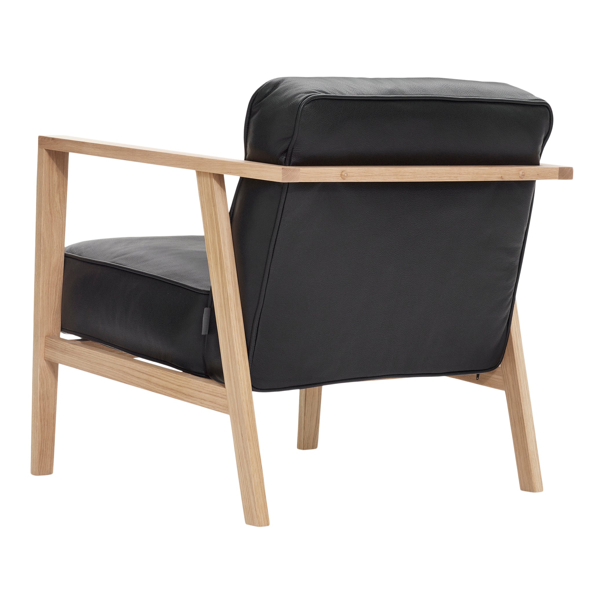 Andersen Möbler - LC1 Lounge Chair - Svart läder/ram i ek