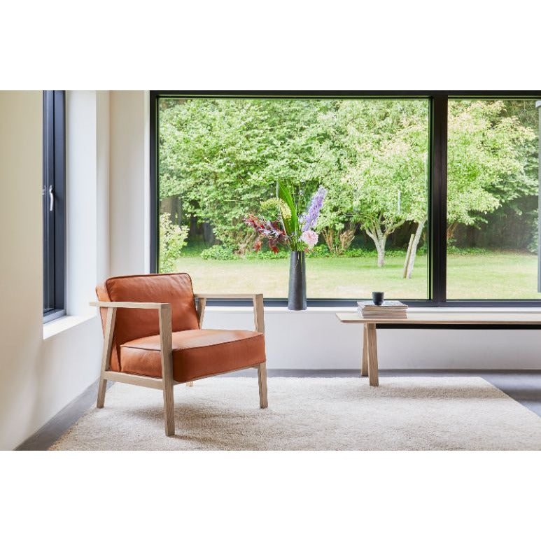 Andersen Möbler - LC1 Lounge Chair - Cognac Leather/Frame In Oak
