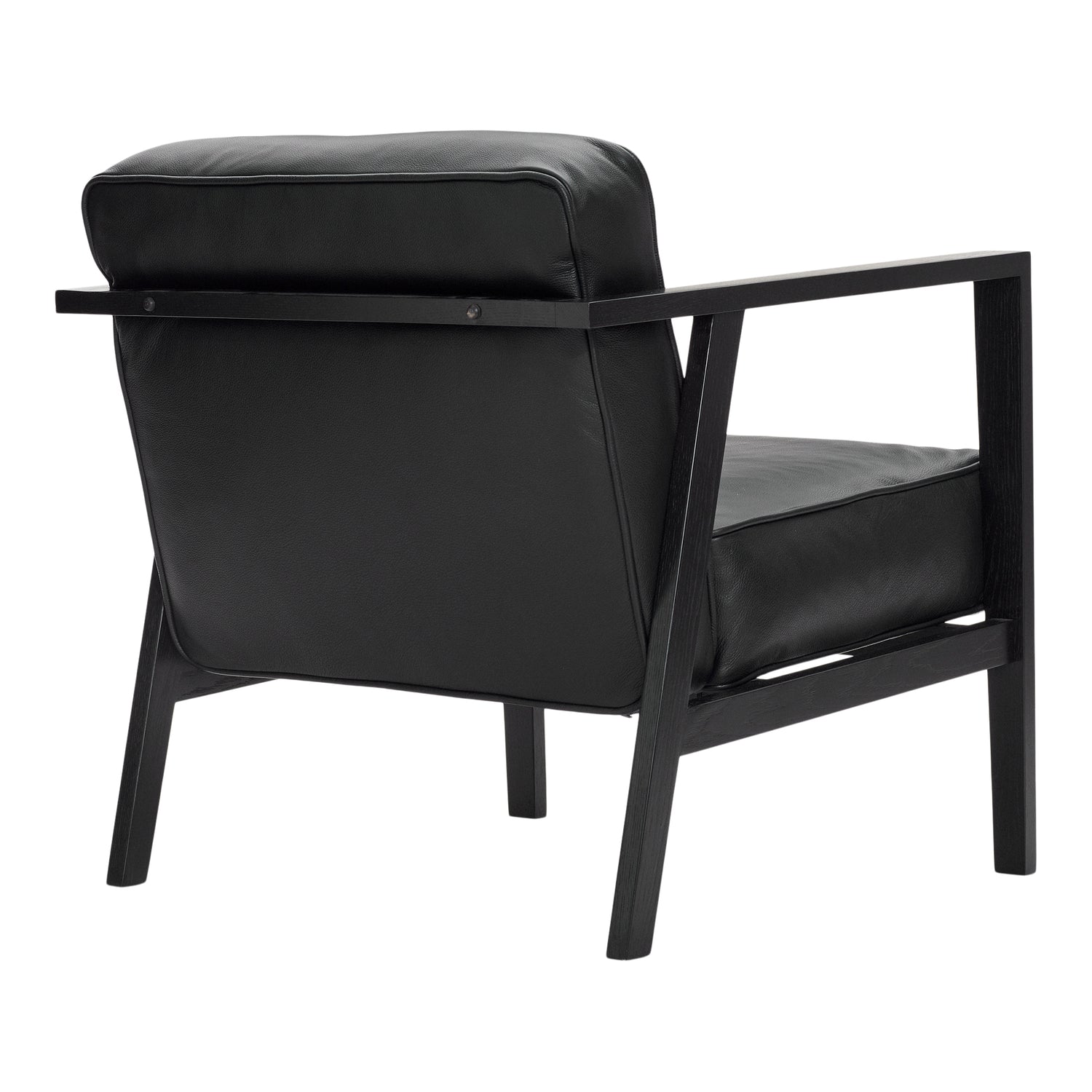 Andersen Furniture - LC1 Lounge Chair - Black Leather/Frame In Black Lacquer