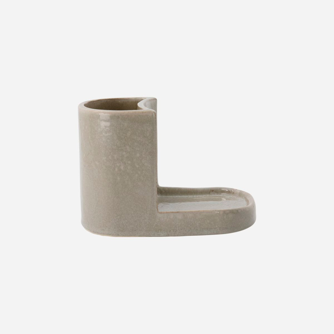Meraki-brus och tvålhållare, Datura, Shellish Gray-W: 18 cm, H: 12,7 cm