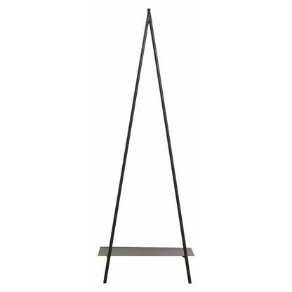 Ravi garderobsställ i järn - 180x64 cm - svart