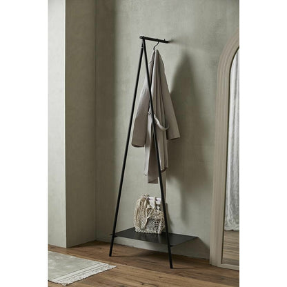 Ravi garderobsställ i järn - 180x64 cm - svart