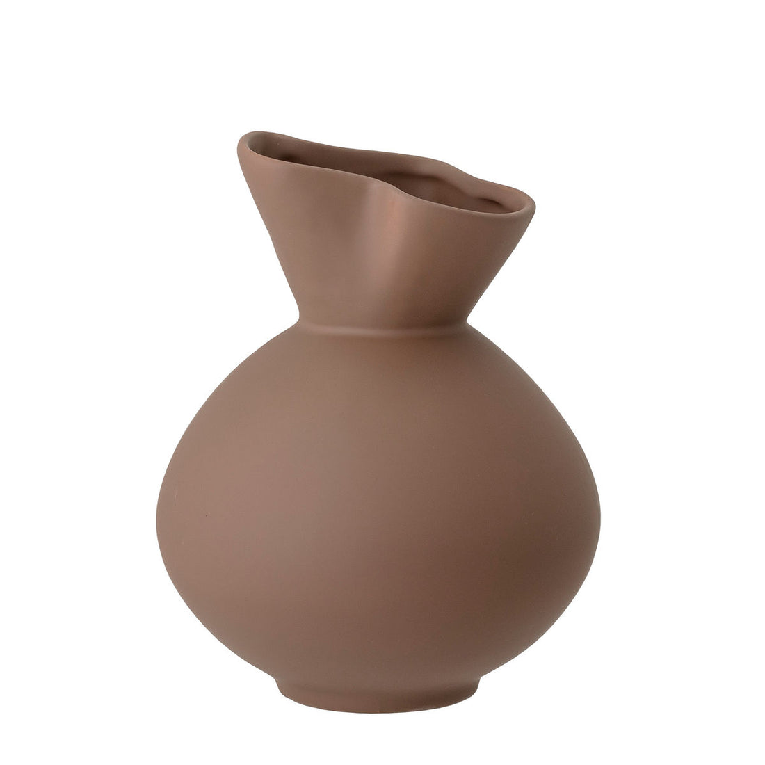 Bloomingville NIITALA VASE, BRUN, STENTENJ