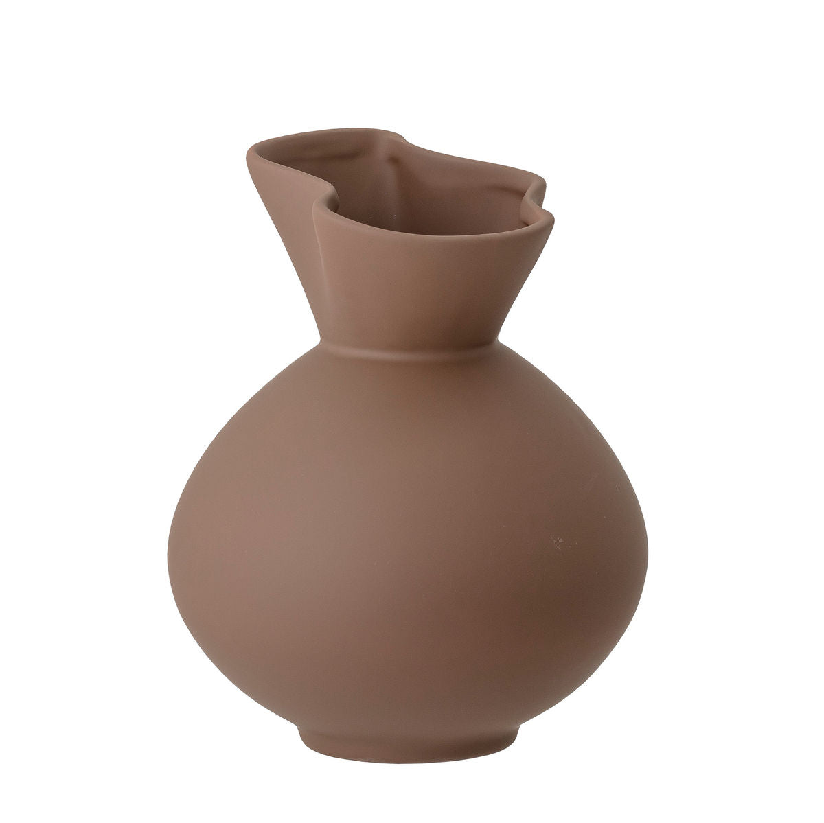 Bloomingville NIITALA VASE, BRUN, STENTENJ