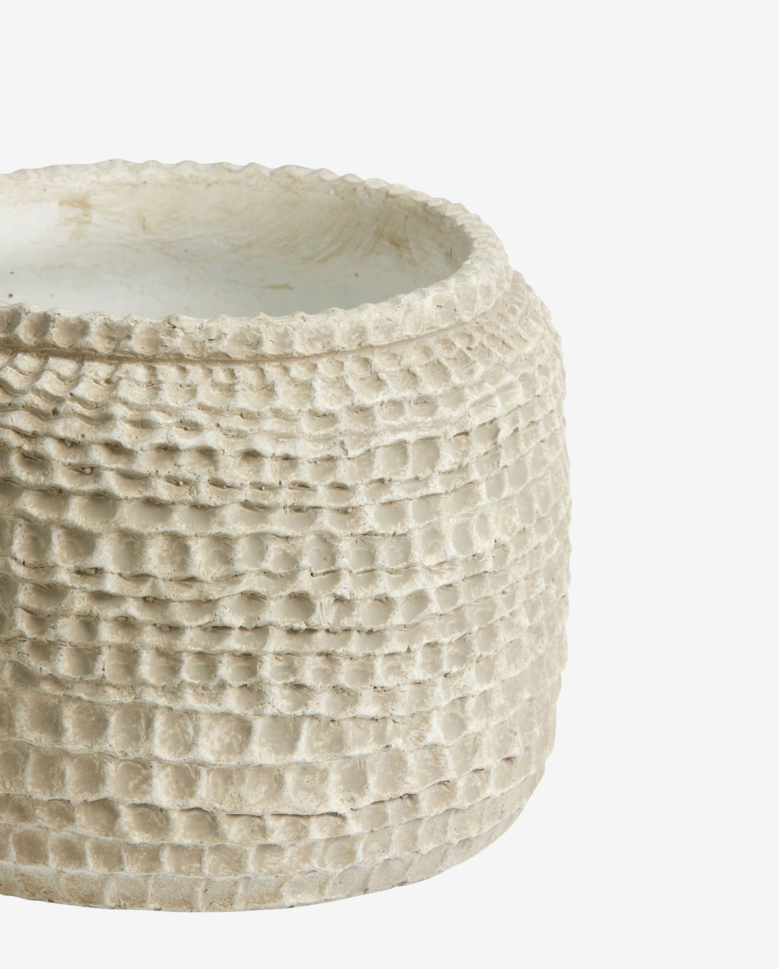 Aoba burk i cement, m - vit