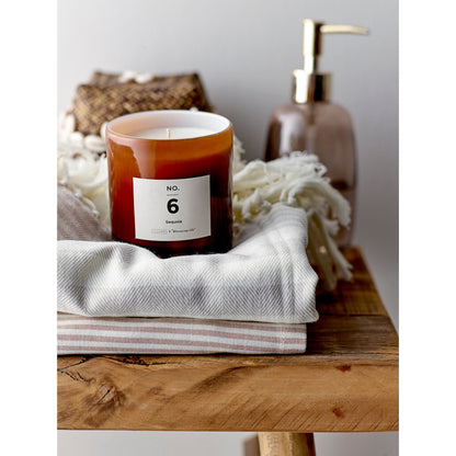 Bloomingville Seval Basket W/Lid, Nature, Bamboo