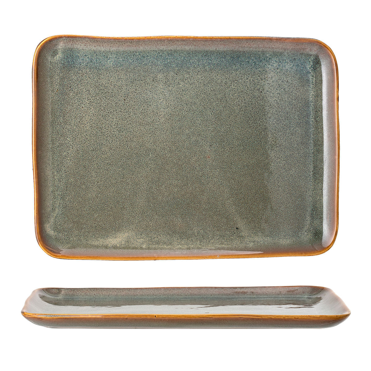 Bloomingville Aime som serverar mat, grönt, stengods