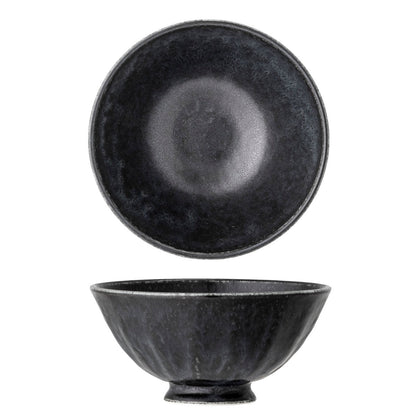 Bloomingville Yoko Skål, sort, porcelæn