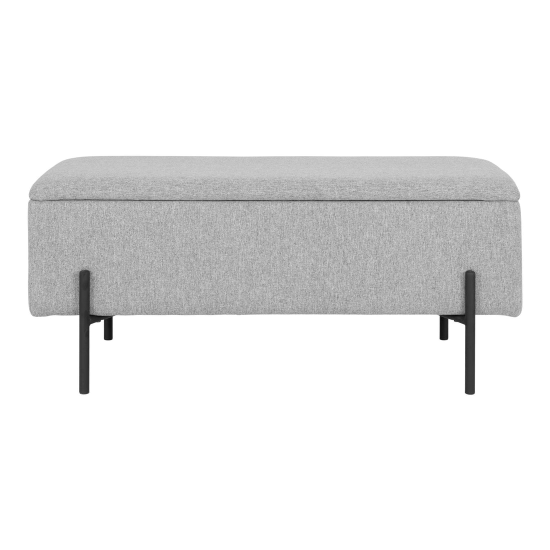Watford Bench - Bench in Light Grey with Storage - 1 - PCS