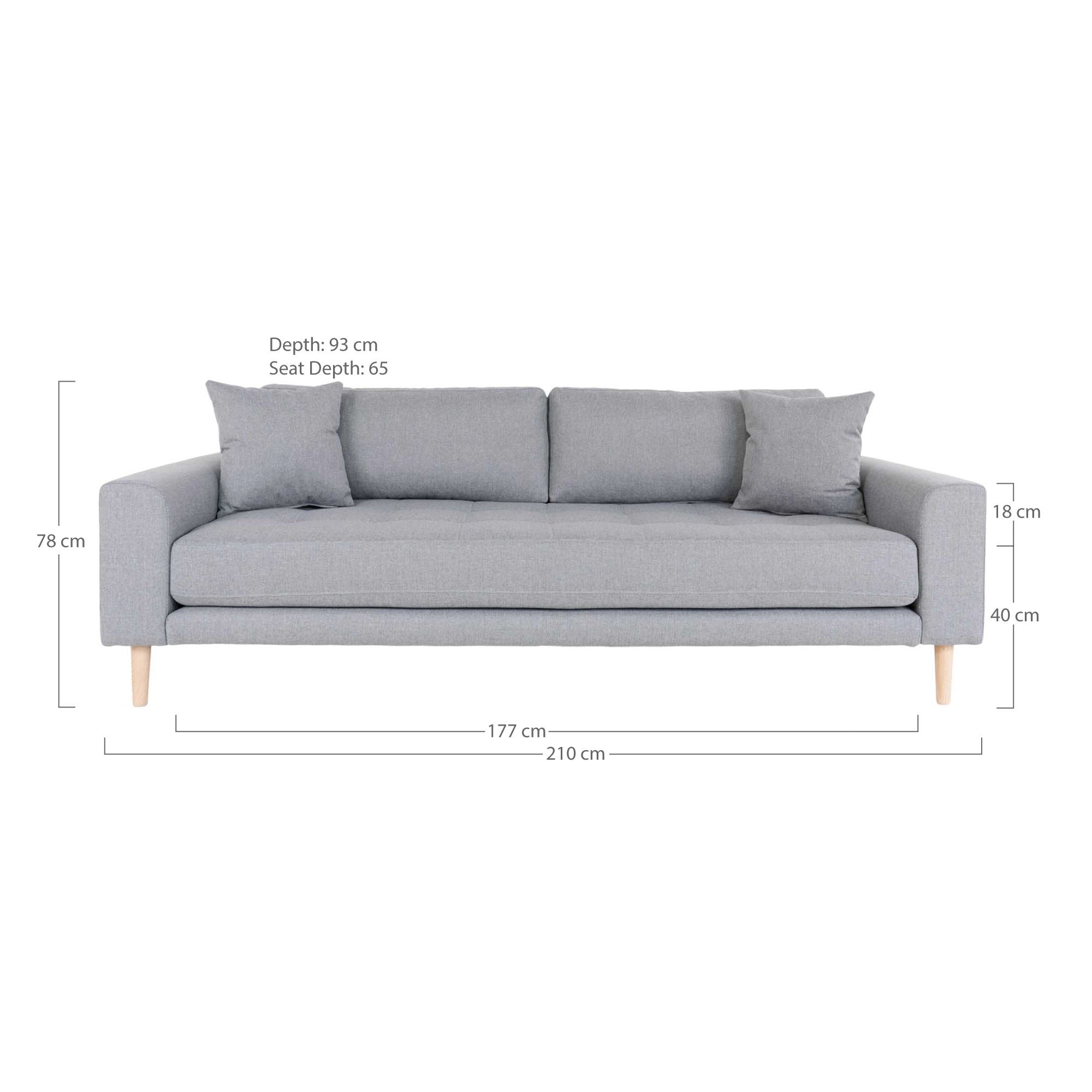 House Nordic - Lido 3 person soffa