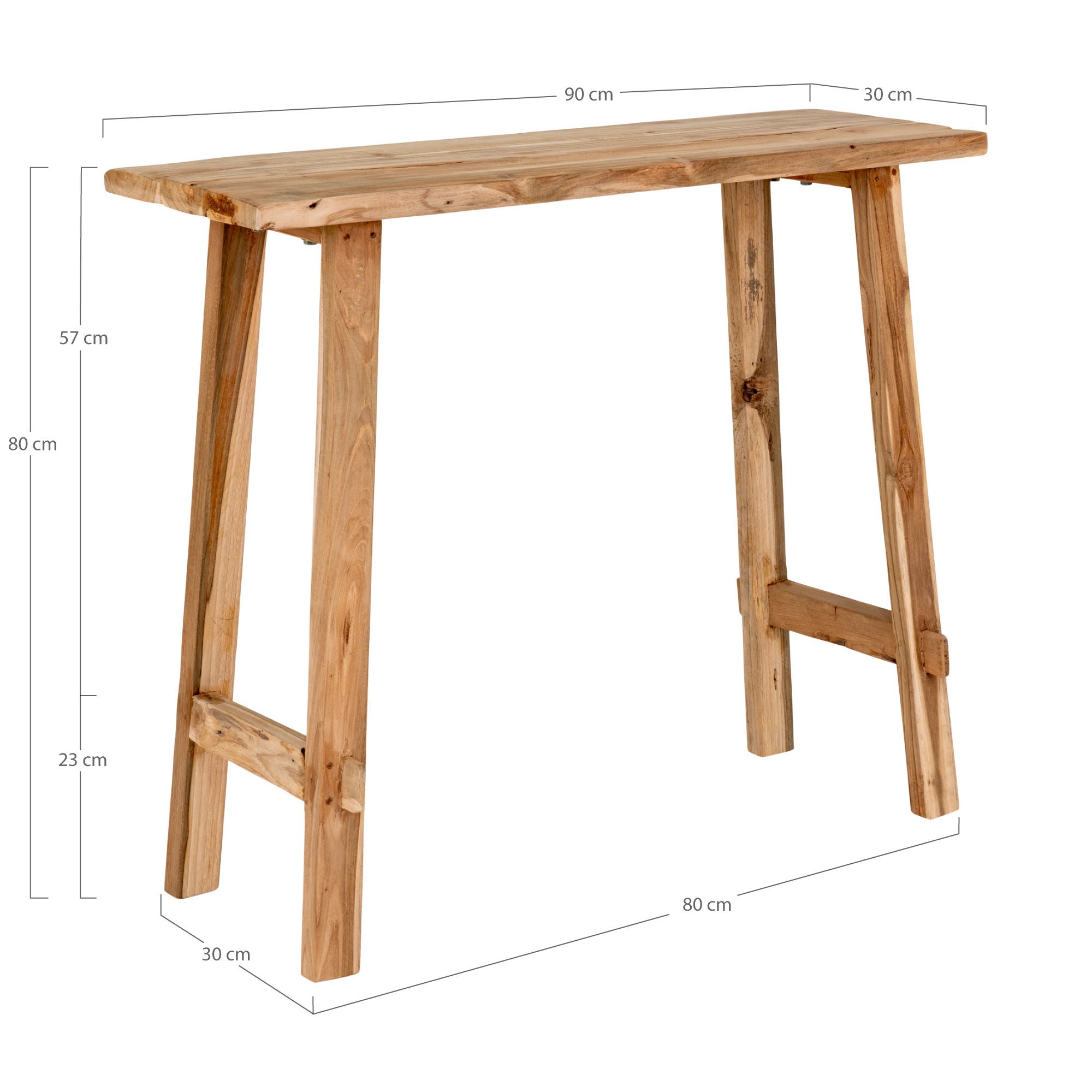 House Nordic - Girona Teak Console Table Table