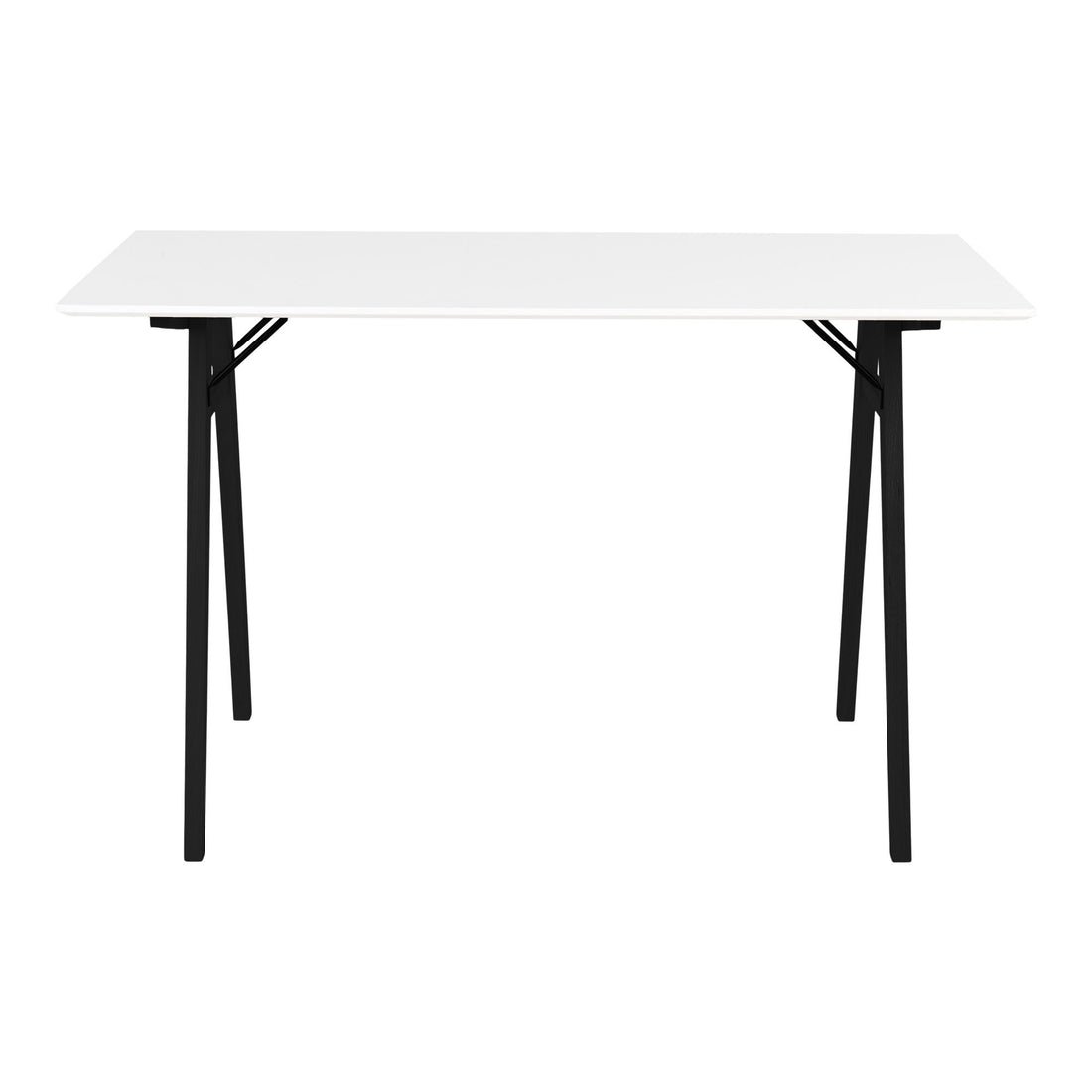 Vojens Desk - Desk in White and Black 120x60x75 CM - 1 - PCS