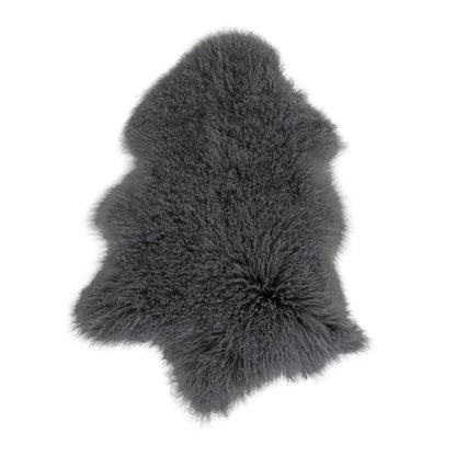 Mongoliskt läder - Mongoliskt läder, grå, 50x90 cm