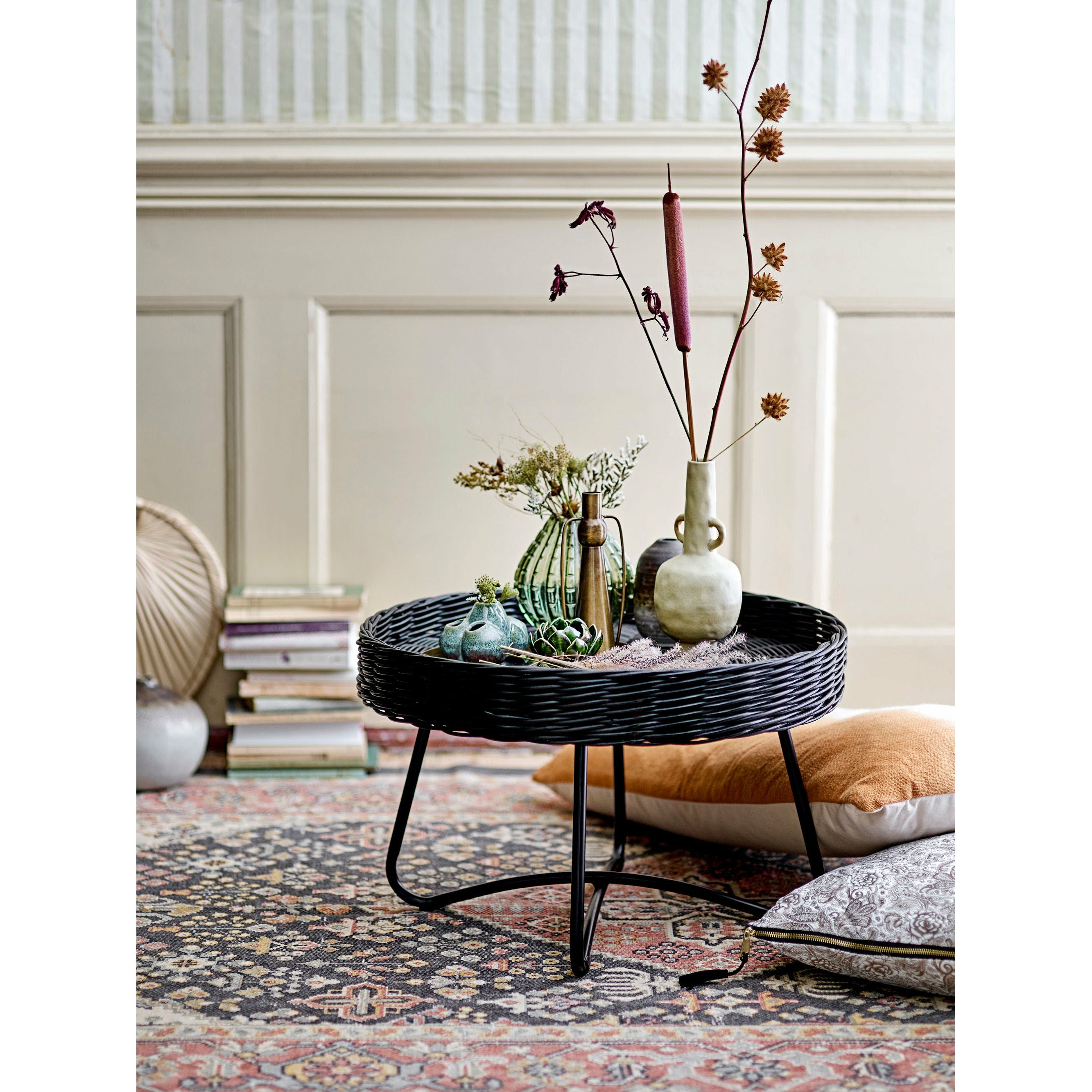 Bloomingville Hattie Sofabord, Sort, Rattan - Bloomingville - DesignGaragen.dk