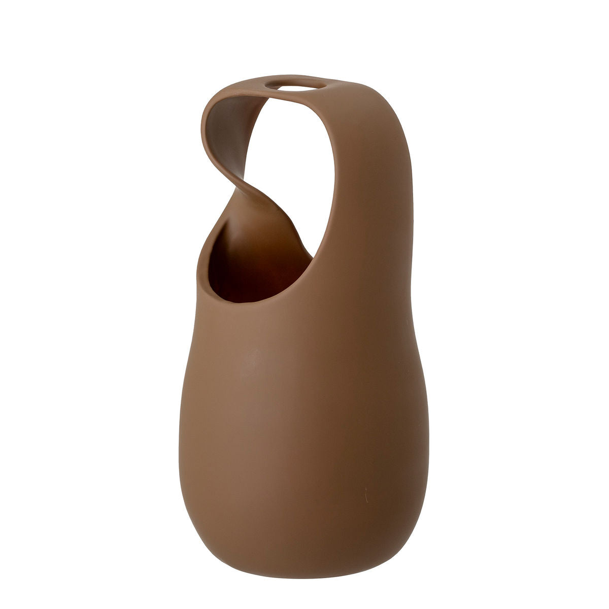 Bloomingville NIITALA VASE, BRUN, STENTENJ