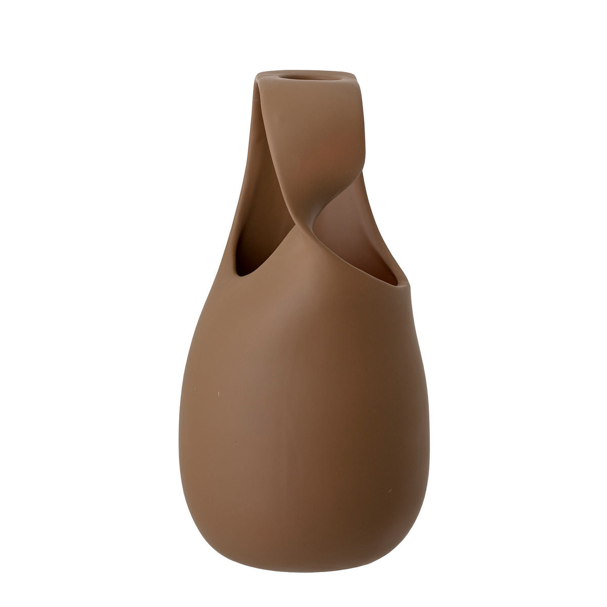 Bloomingville NIITALA VASE, BRUN, STENTENJ