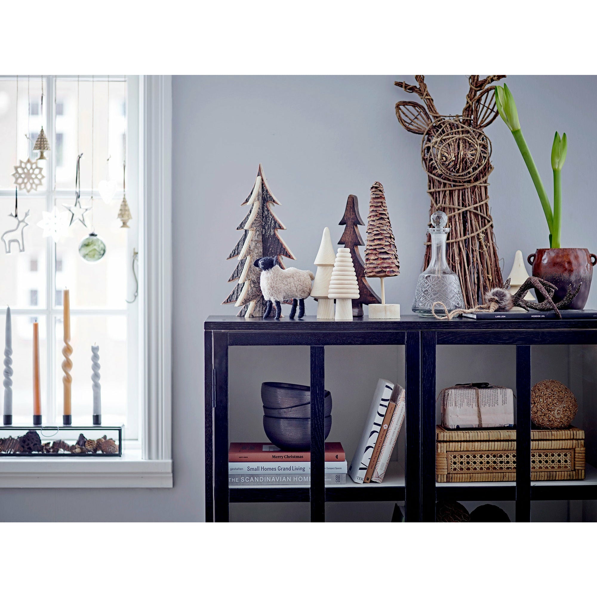Bloomingville Lally Æske m/Låg, Natur, Rattan - Bloomingville - DesignGaragen.dk