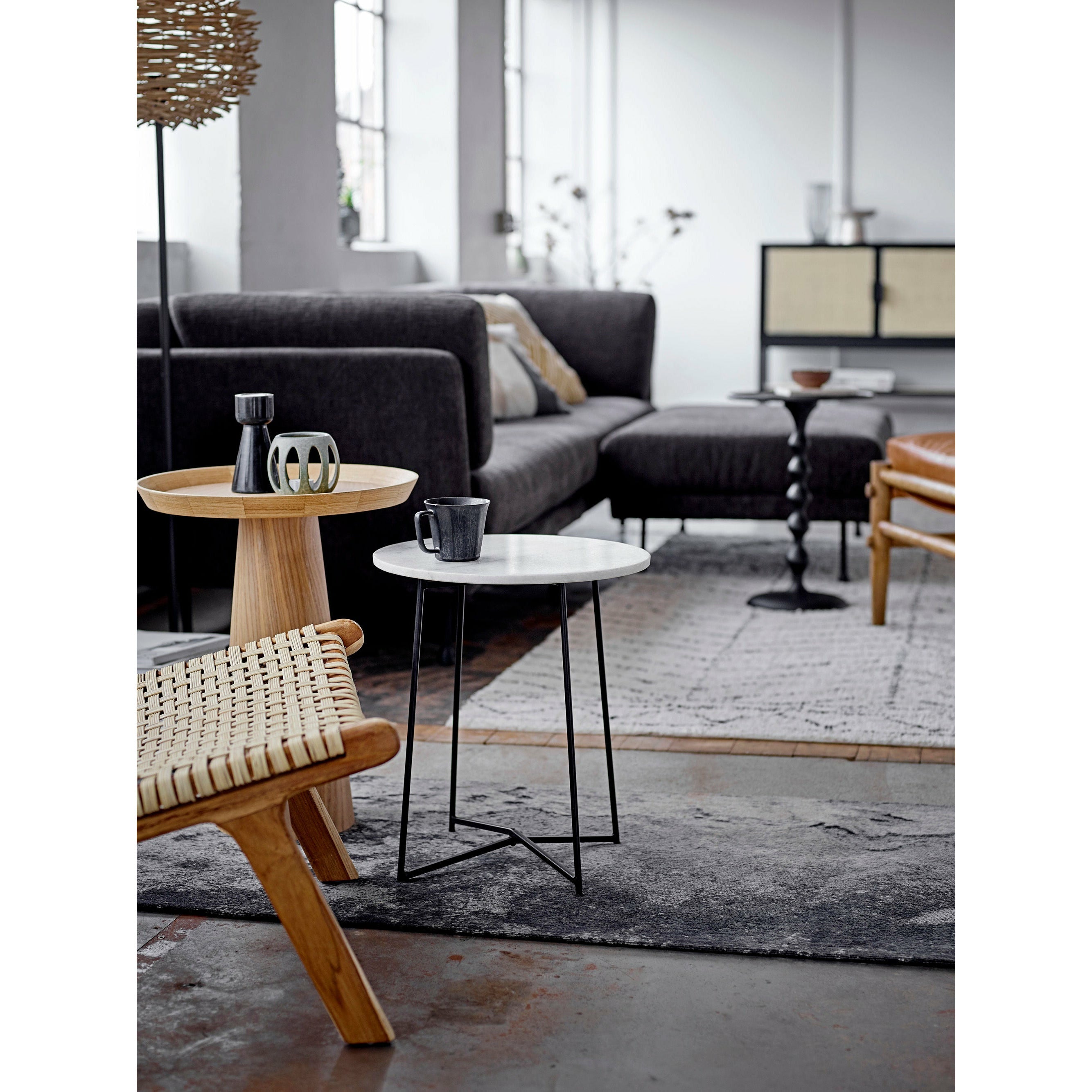 Bloomingville Oiva Tæppe, Natur, Bomuld - Bloomingville - DesignGaragen.dk