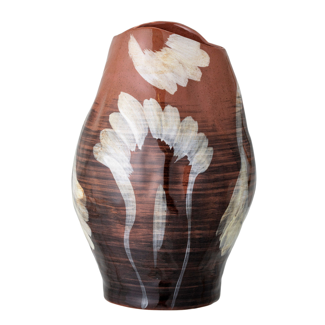 Bloomingville Obsa Vase, brun, stengods