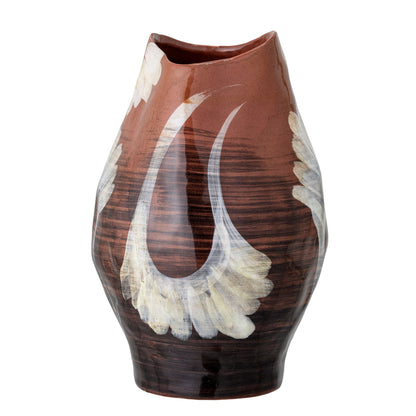 Bloomingville Obsa Vase, brun, stengods