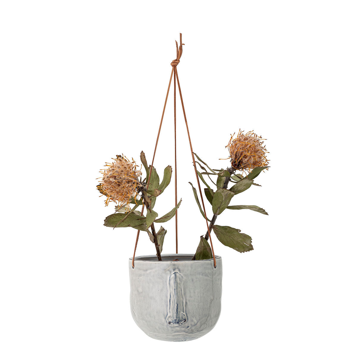 Bloomingville Ileana Hængeurtepotte, Grå, Stentøj - Bloomingville - DesignGaragen.dk