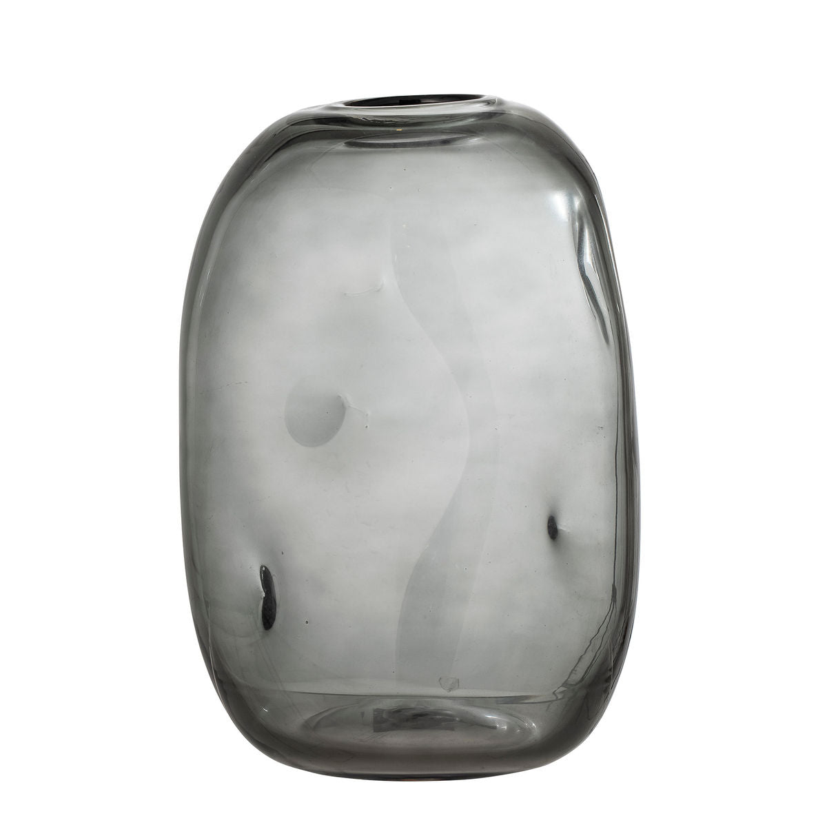 Bloomingville Vinda Vase, Grå, Glas - Bloomingville - DesignGaragen.dk
