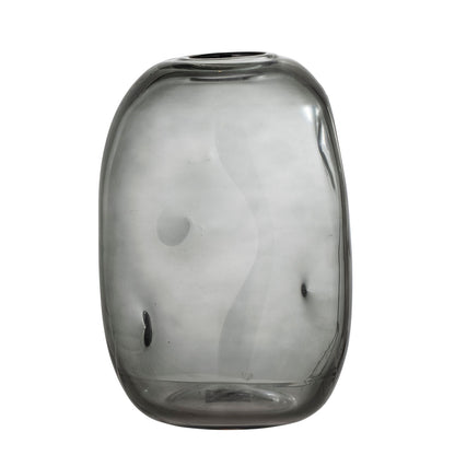 Bloomingville Vinda Vase, Grå, Glas - Bloomingville - DesignGaragen.dk