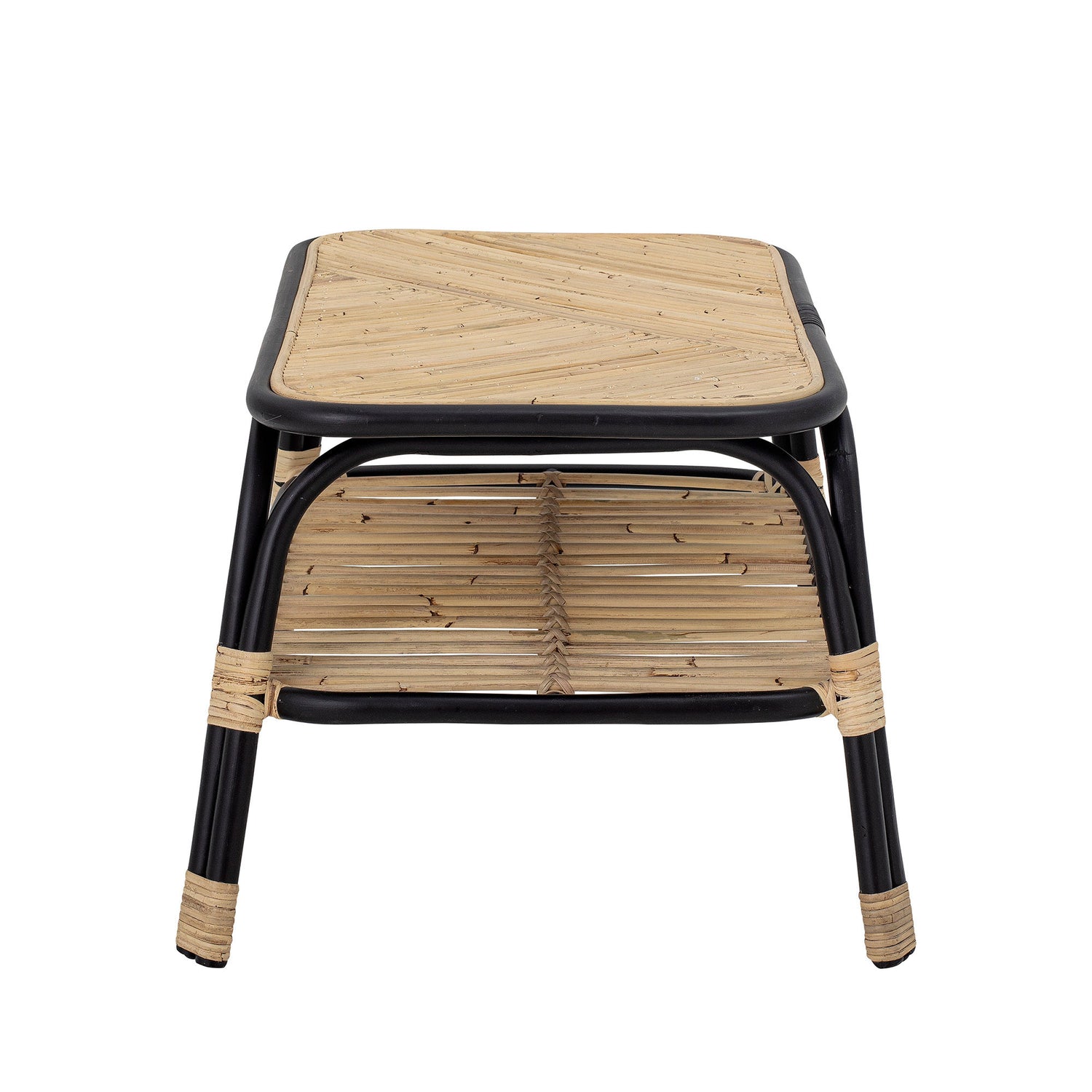 Bloomingville Bloomingville Loue Sidebord, Sort, Rattan - DesignGaragen.dk.