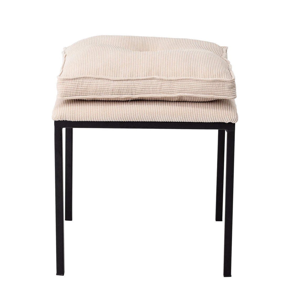 Bloomingville Tammy Taburet, Natur, Polyester B: 43cm, H: 42cm, L: 43cm - Bloomingville - DesignGaragen.dk