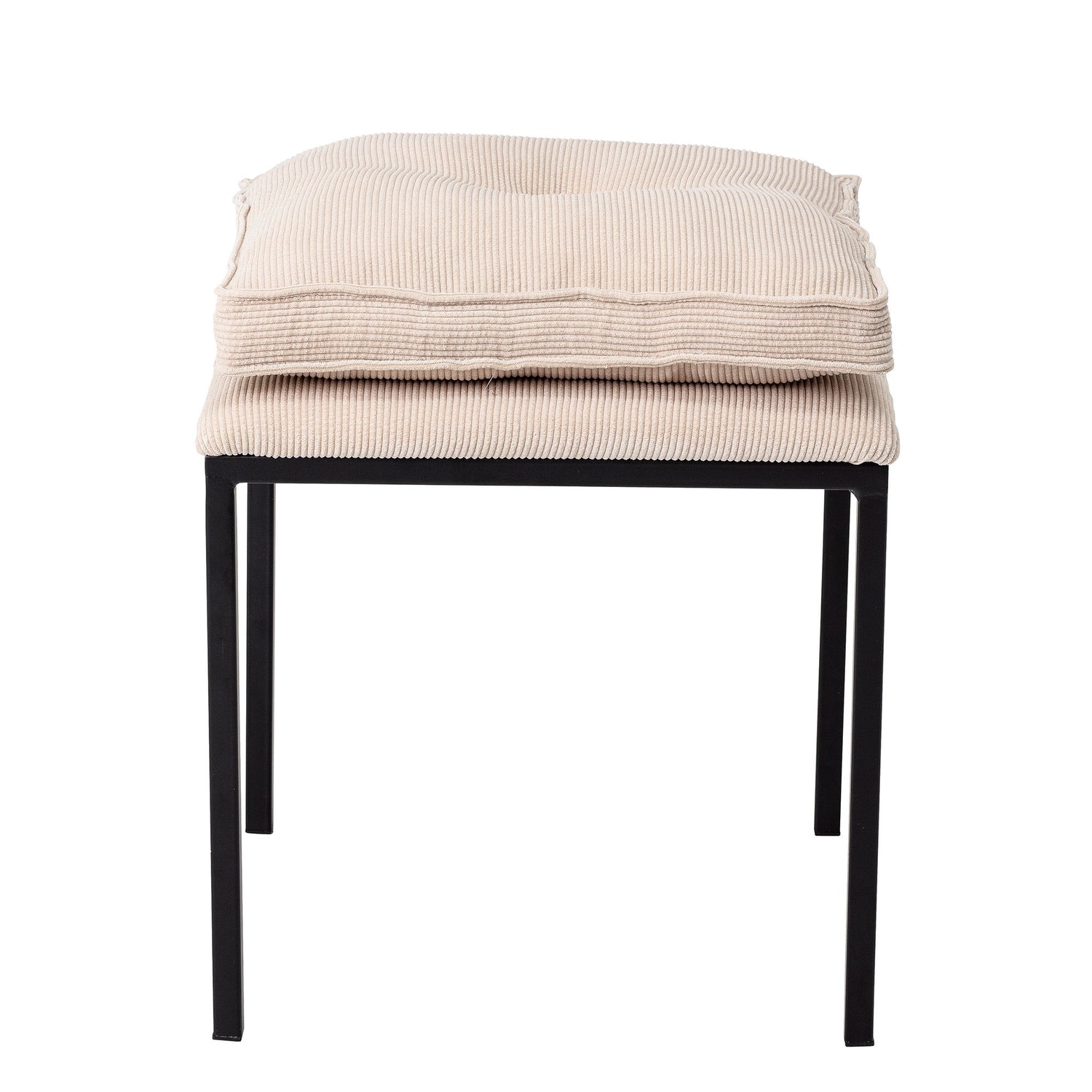 Bloomingville Tammy Taburet, Natur, Polyester B: 43cm, H: 42cm, L: 43cm - Bloomingville - DesignGaragen.dk