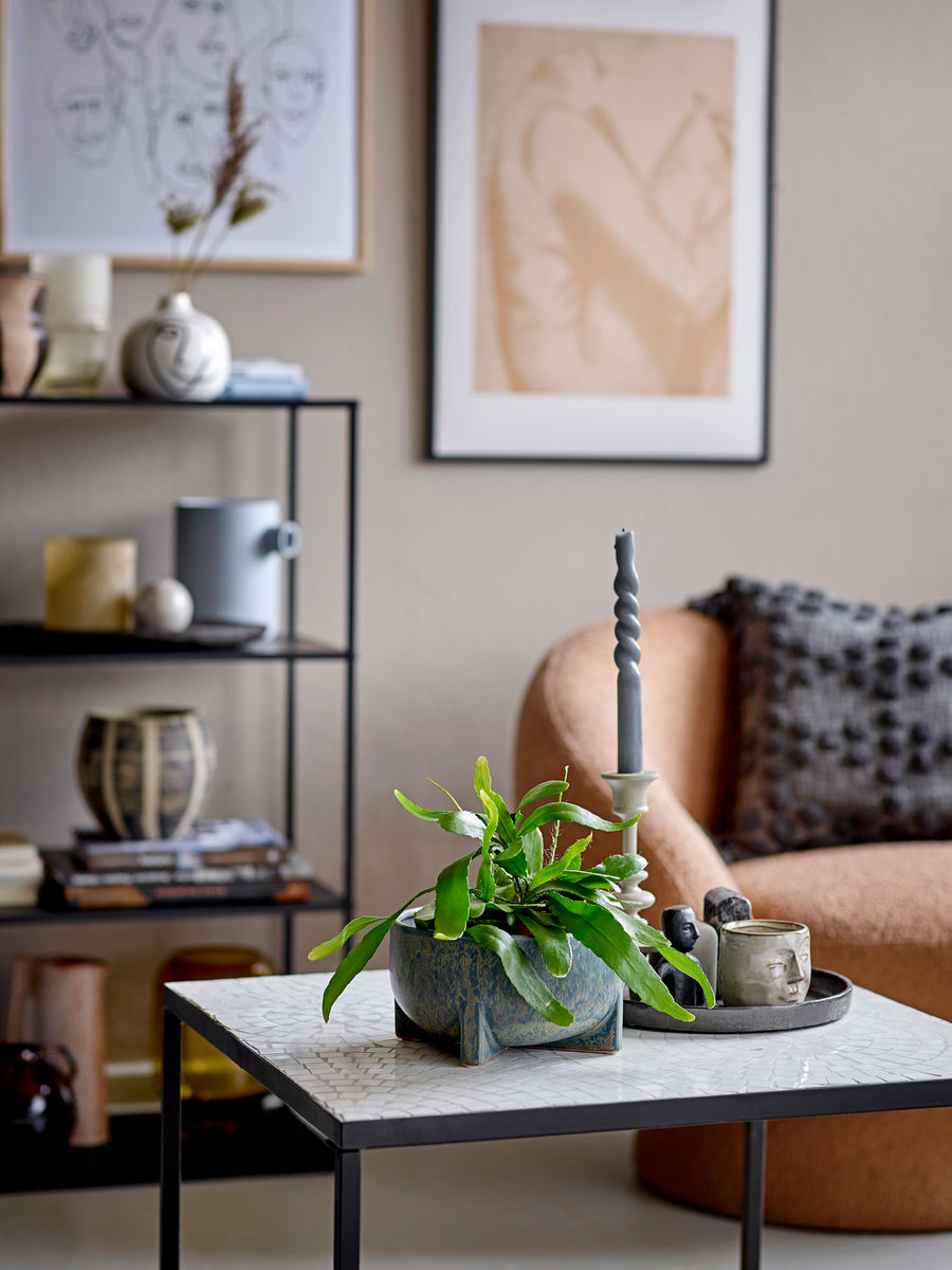Bloomingville Ciggi Vase, Blå, Stentøj - Bloomingville - DesignGaragen.dk