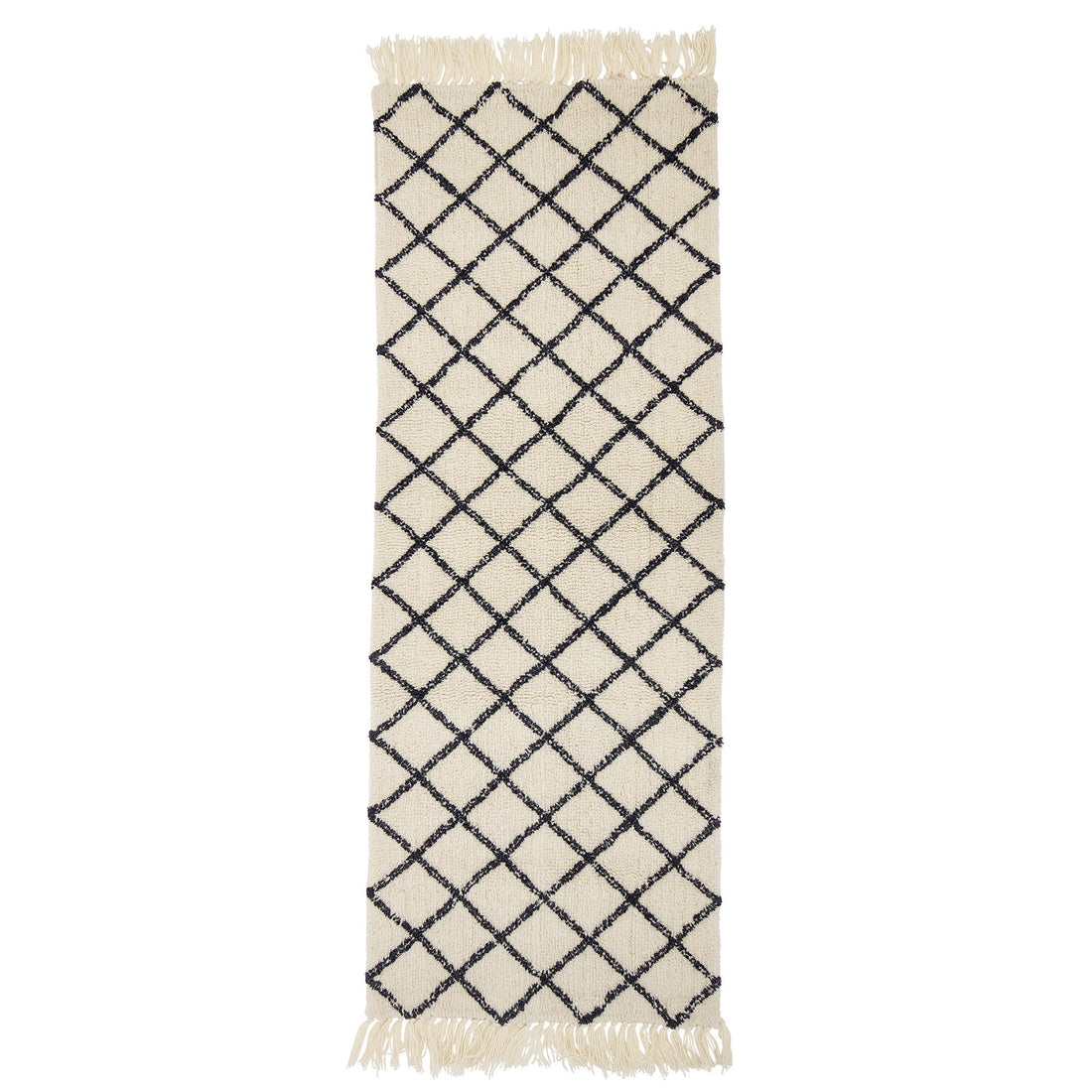 Bloomingville Warda Tæppe, Natur, Uld - Bloomingville - DesignGaragen.dk