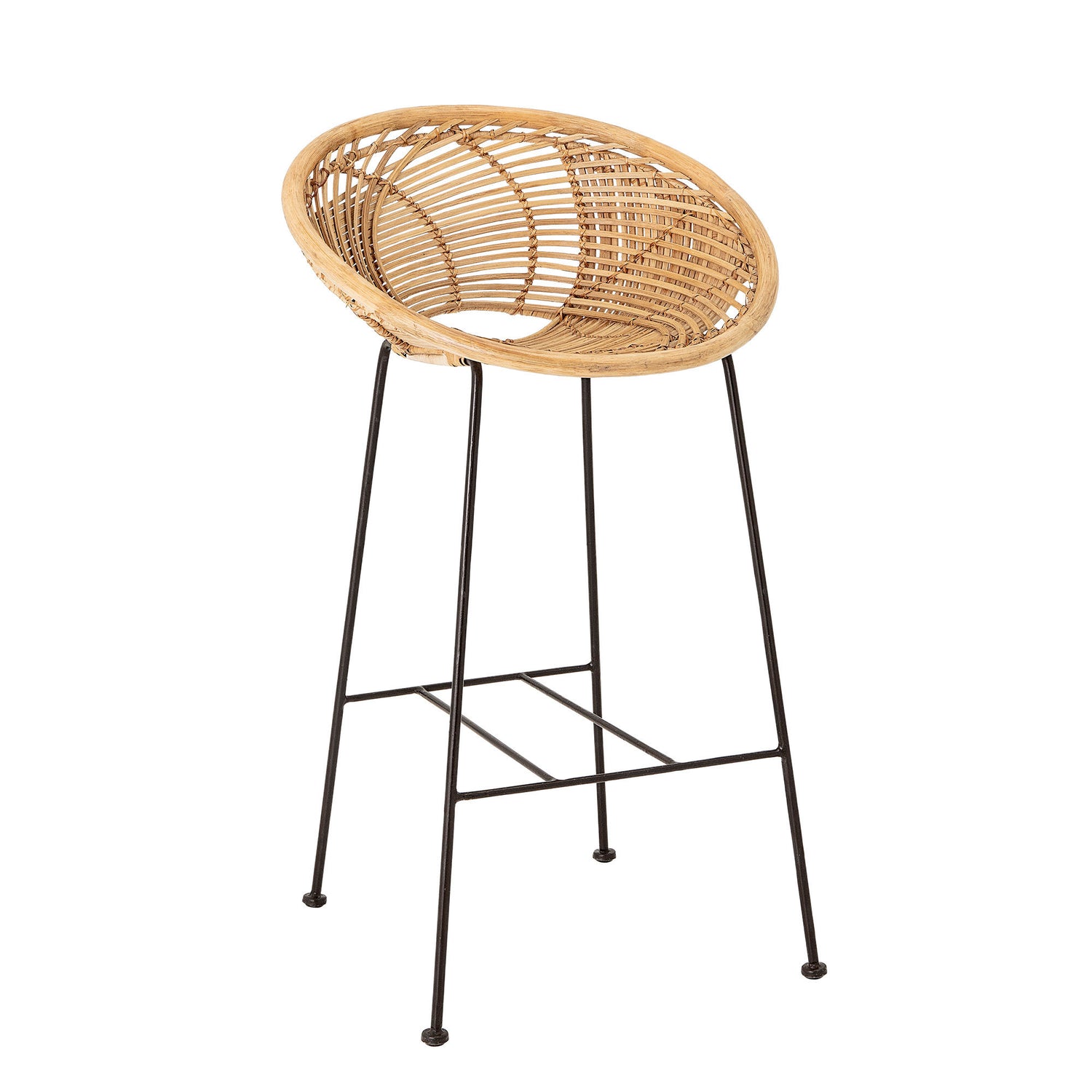 Bloomingville Yonne Bar Stol, Natur, Rattan - Bloomingville - DesignGaragen.dk